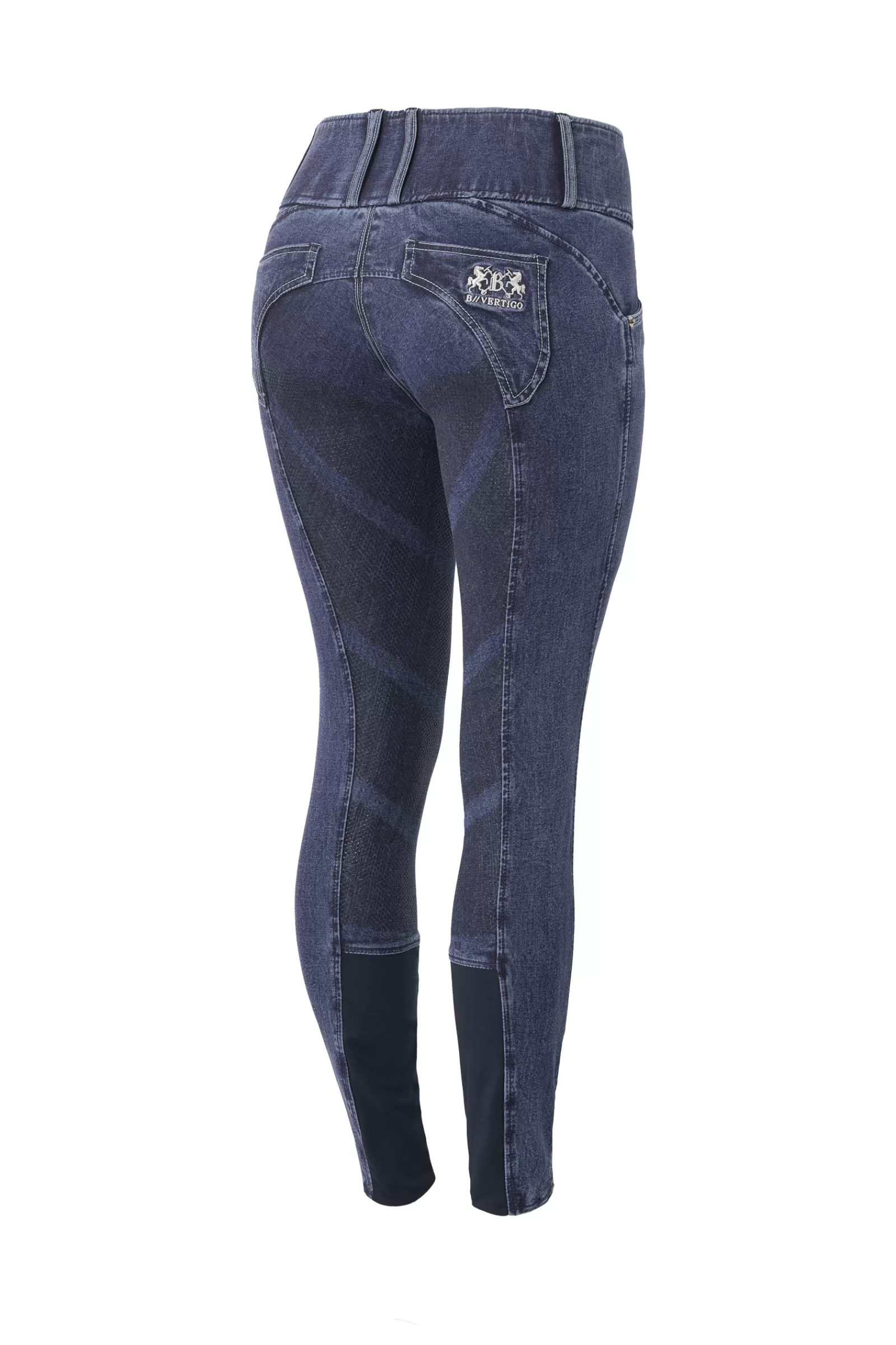 Fashion bvertigo B Vertigo Dianne Naisten Farkkuratsastushousut Denim Blue