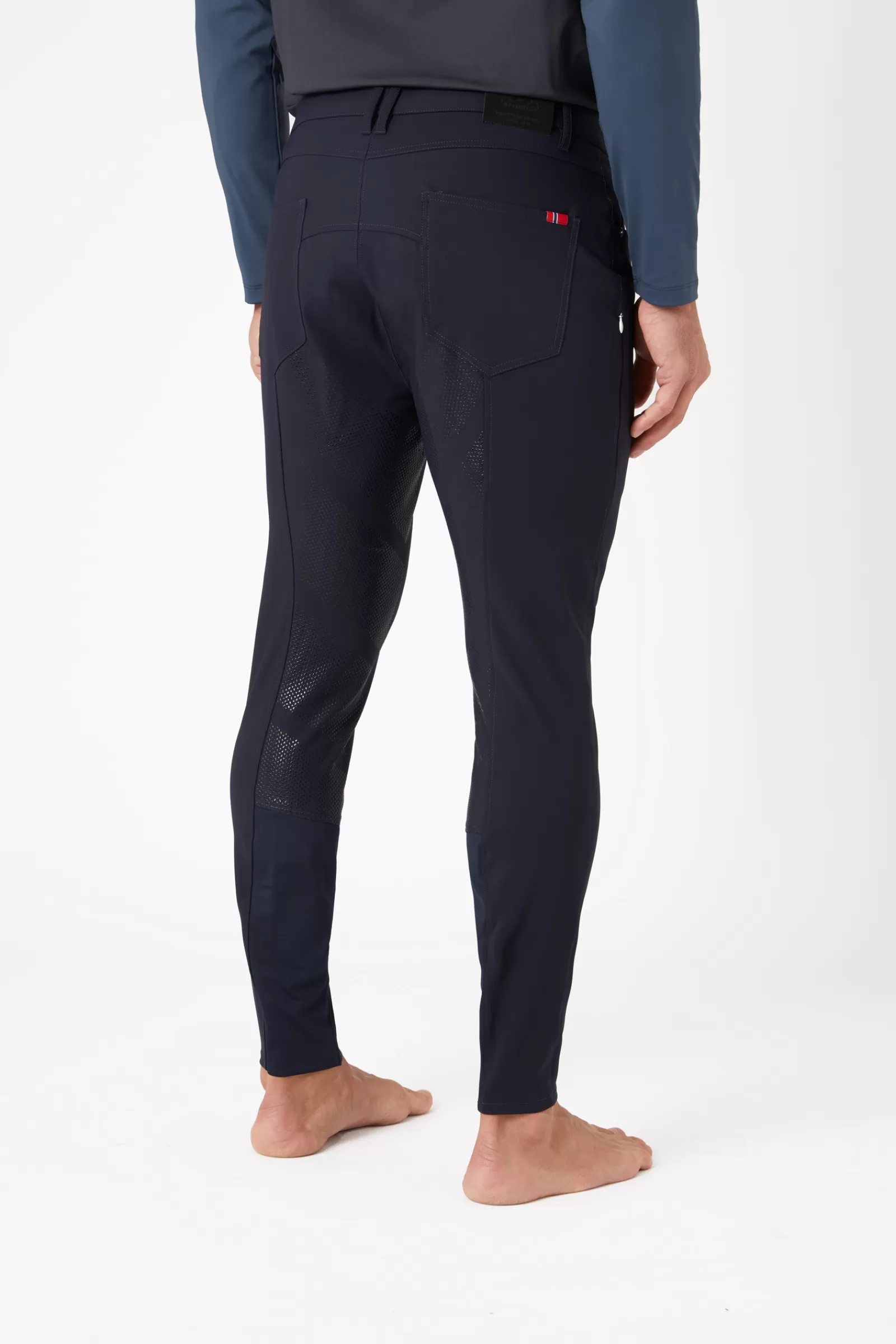 Fashion bvertigo B Vertigo Ethan Miesten Toiminnalliset Ratsastushousut Kokopaikoilla Dark Navy