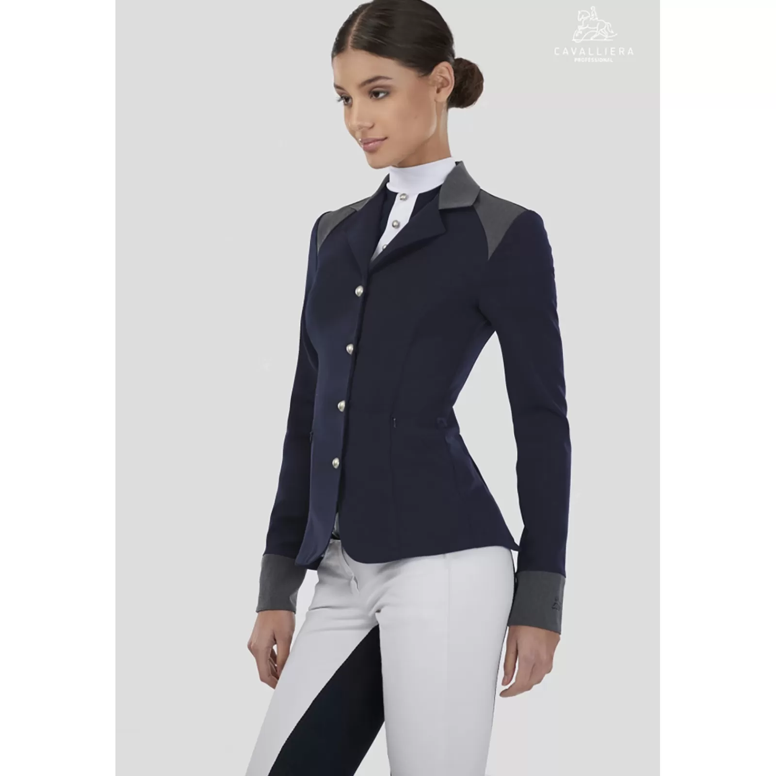 Store cavalliera Professional Sentiment Show Jacket Navy/Grey