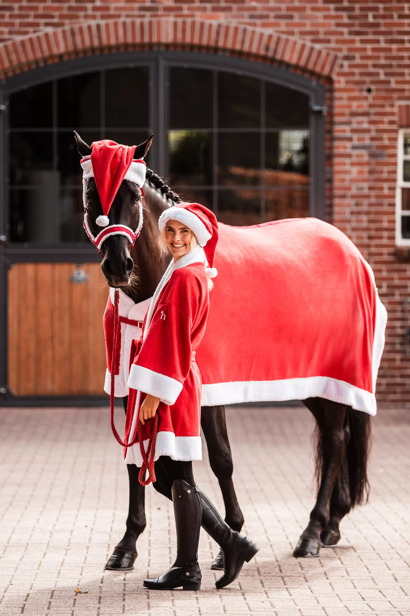 * Christmas Hevosen Tonttulakki Punainen Shop