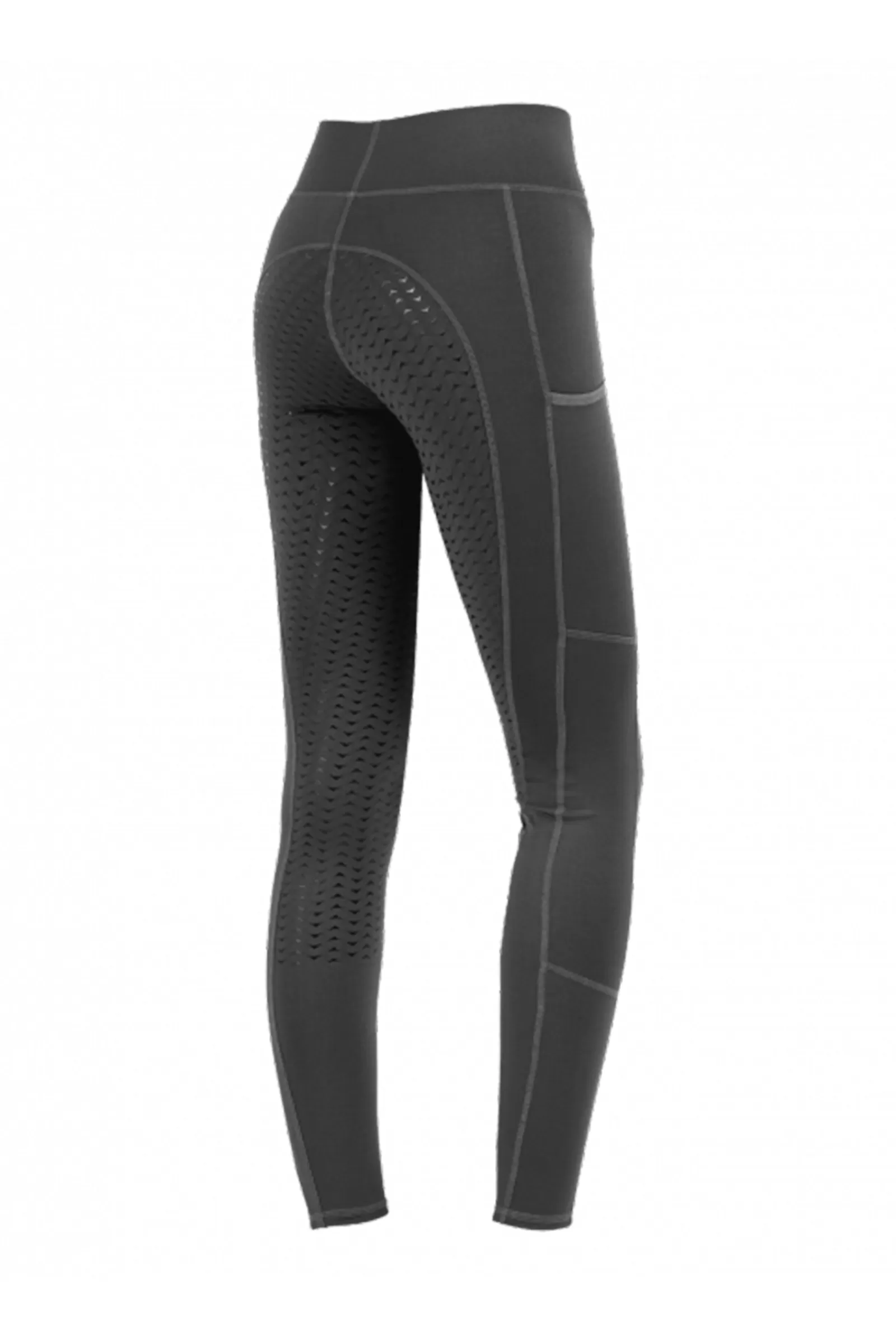 Store elt Ella Women'S Full Grip Riding Tights Ash Grey