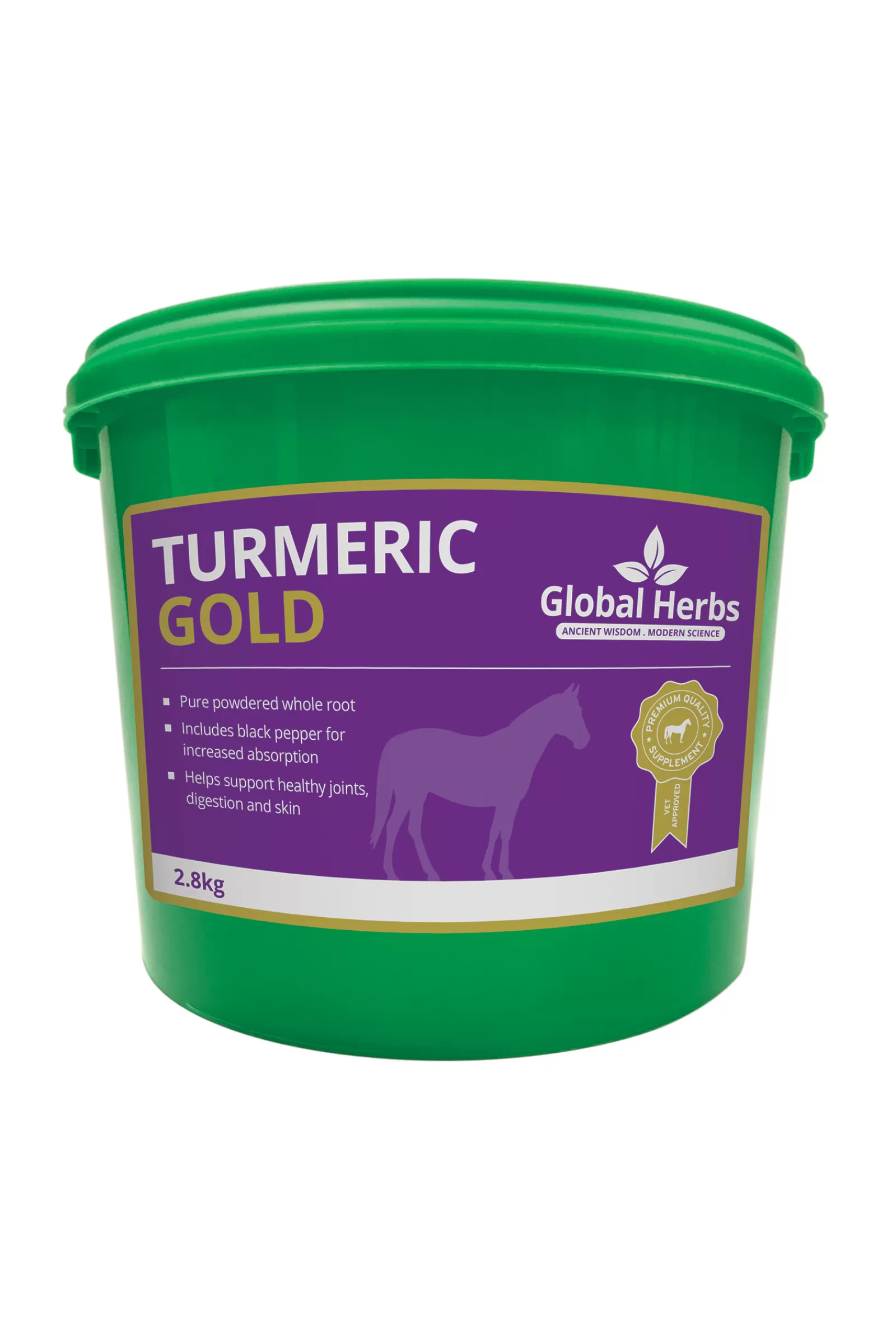 globalherbs Global Herbs Turmeric Gold, 2,8 Kg. Green Best