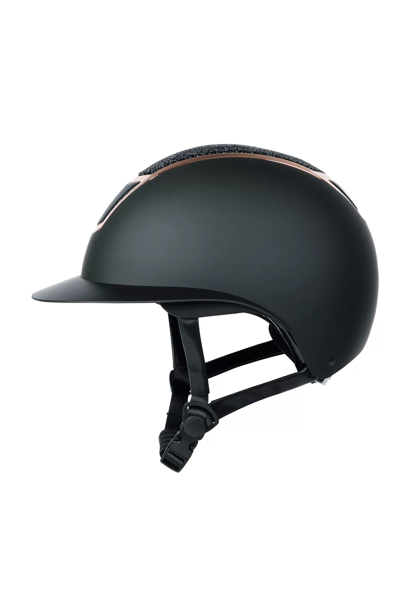 Store harryshorse Harry'S Horse Mont Blanc Sparkle Riding Helmet Black/Rose Gold