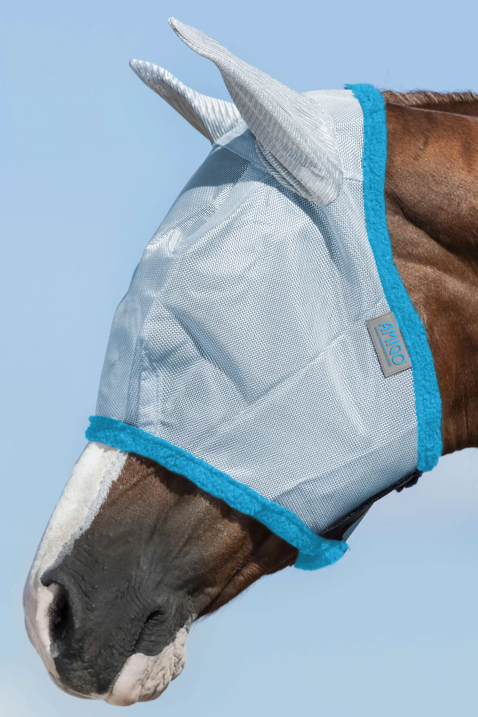 horseware Amigo Karpasmaski Baby Blue / Electric Blue Cheap