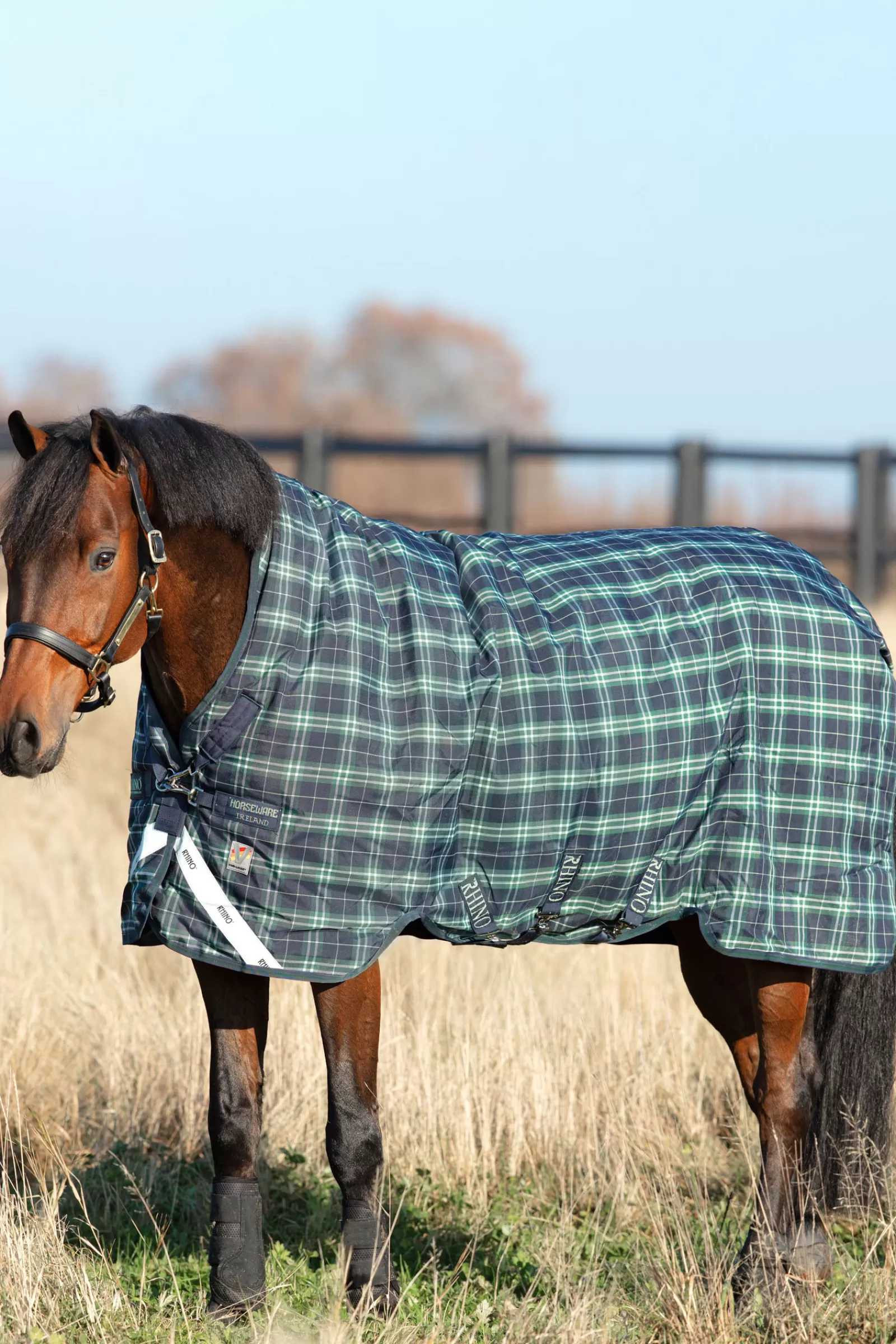 horseware Rhino Heavy Vl -Ulkoloimi, 450G Hunter Green/ Navy Best