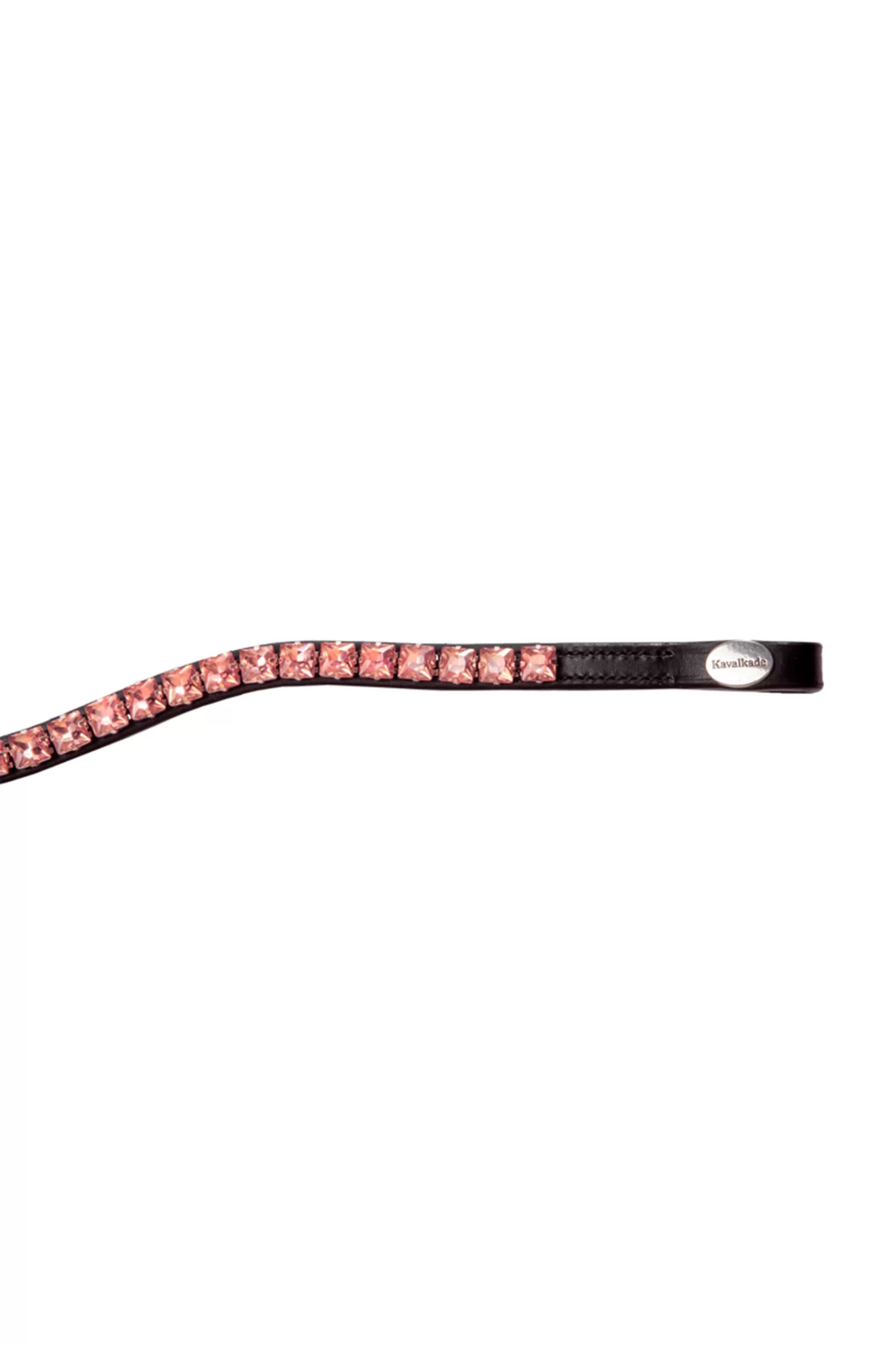 kavalkade Square Browband With Stones Black/Pink Store