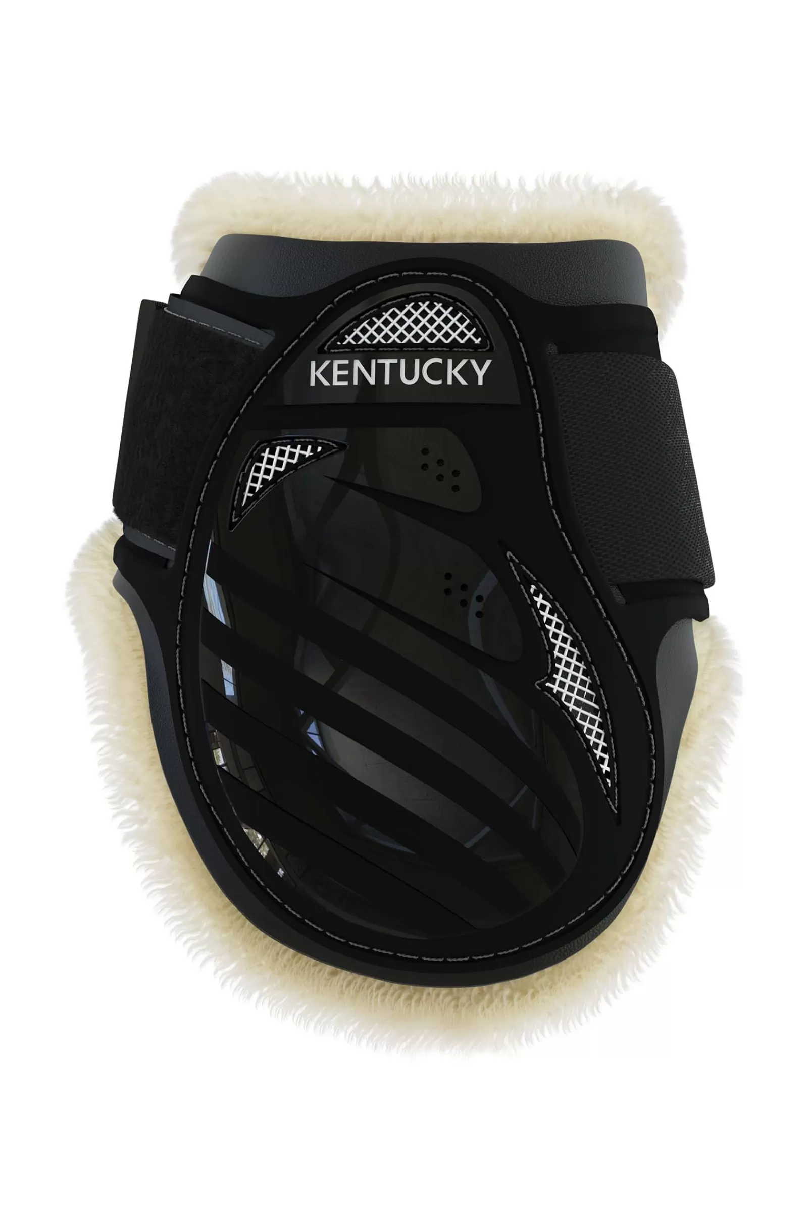 kentucky Horsewear Vegan Sheepskin Hivutussuojat Nuorille Hevosille Black Store