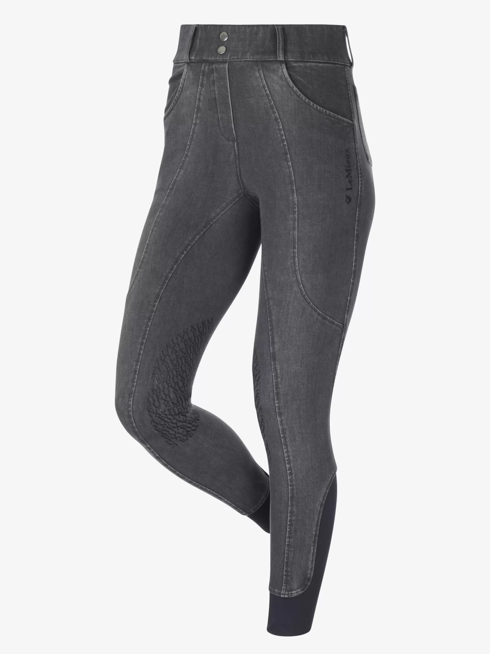 Clearance lemieux Ava Naisten Polvikahva Denim Breggings Dark Grey