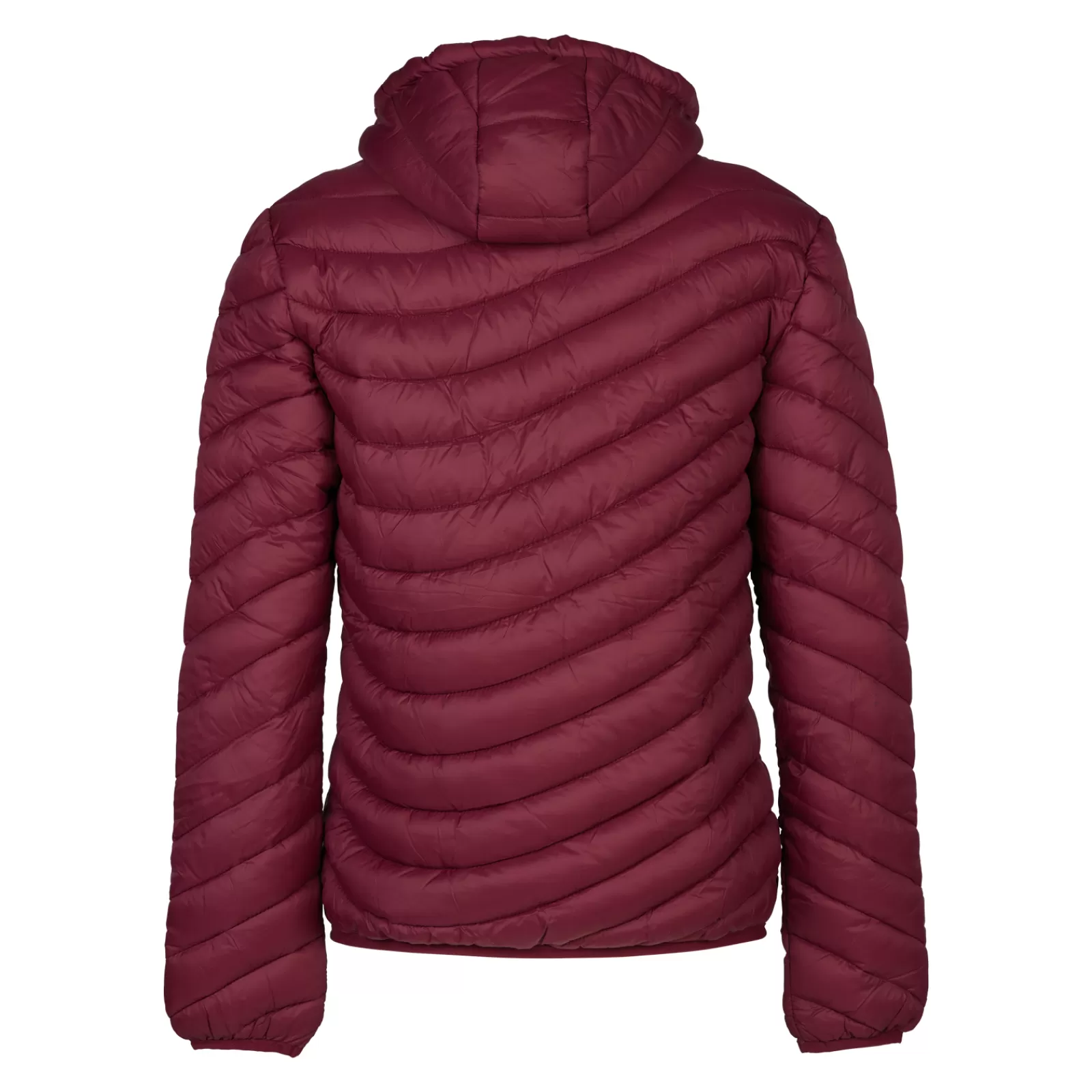 Online * Naisten Puffer Takki Hupulla Dark Red