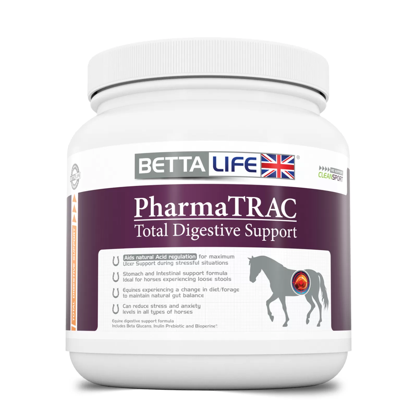 bettalife Pharmatrac Total Digestive Support Equine Supplement, 400G Ei Maaritelty Sale