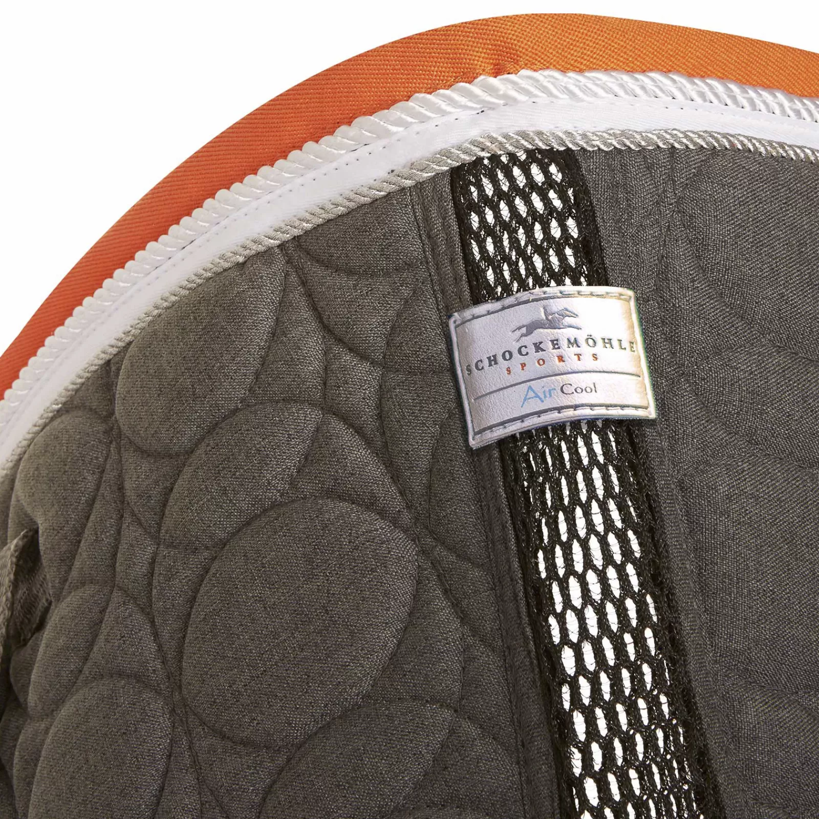 schockemohle Air Cool Dressage Pad Dl Ii -Kouluratsastussatulahuopa Grey Melange/Orange Shop