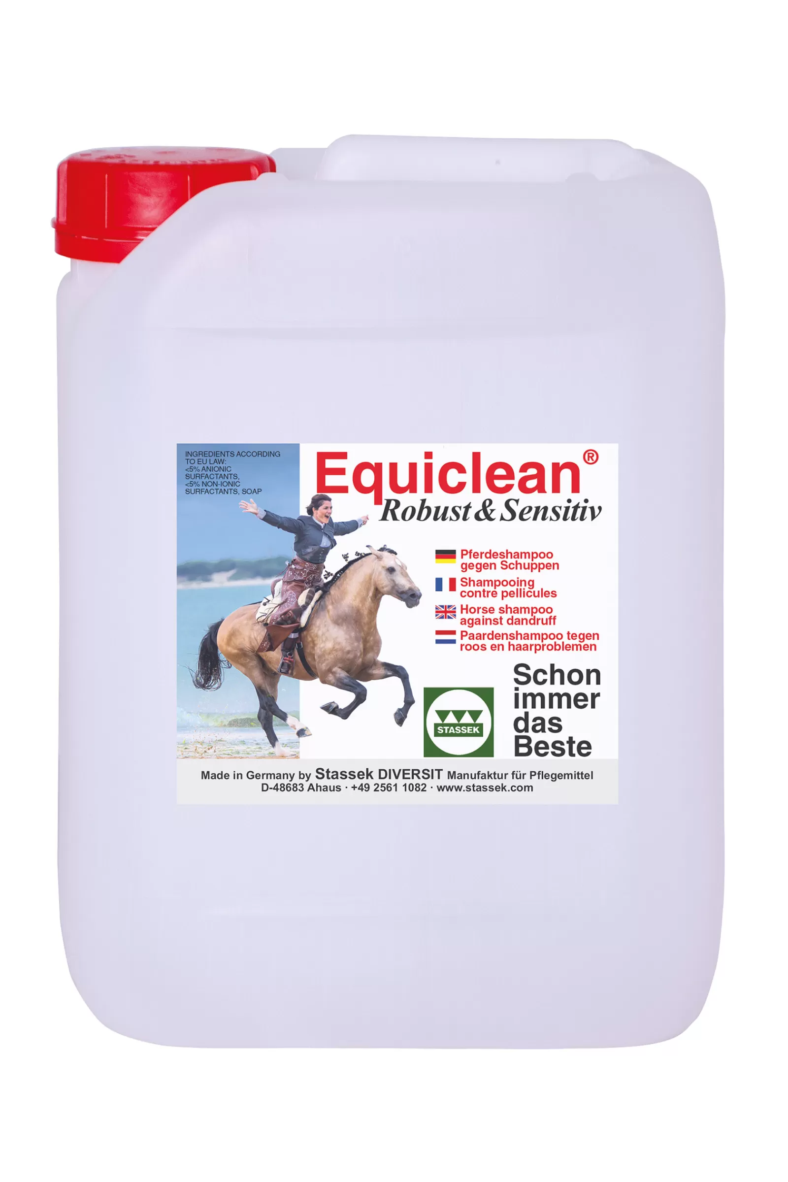 stassek Equiclean Robust Outdoor Shampoo, 2 Litraa Orange Peel Shop