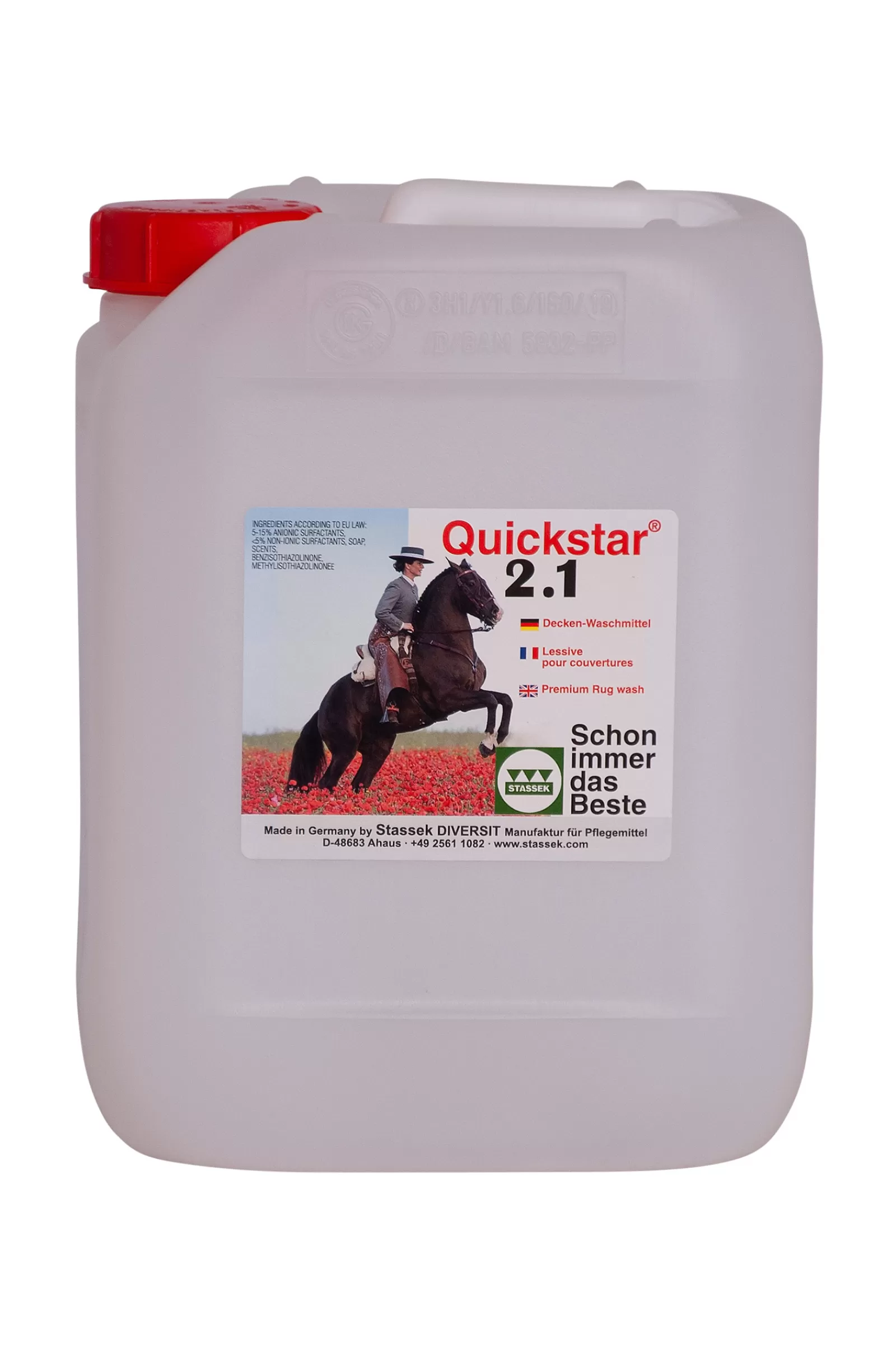 stassek Quickstar 2.1 Premium Pesuaine Loimille Ja Satulahuoville, 2 Litraa Clear Online