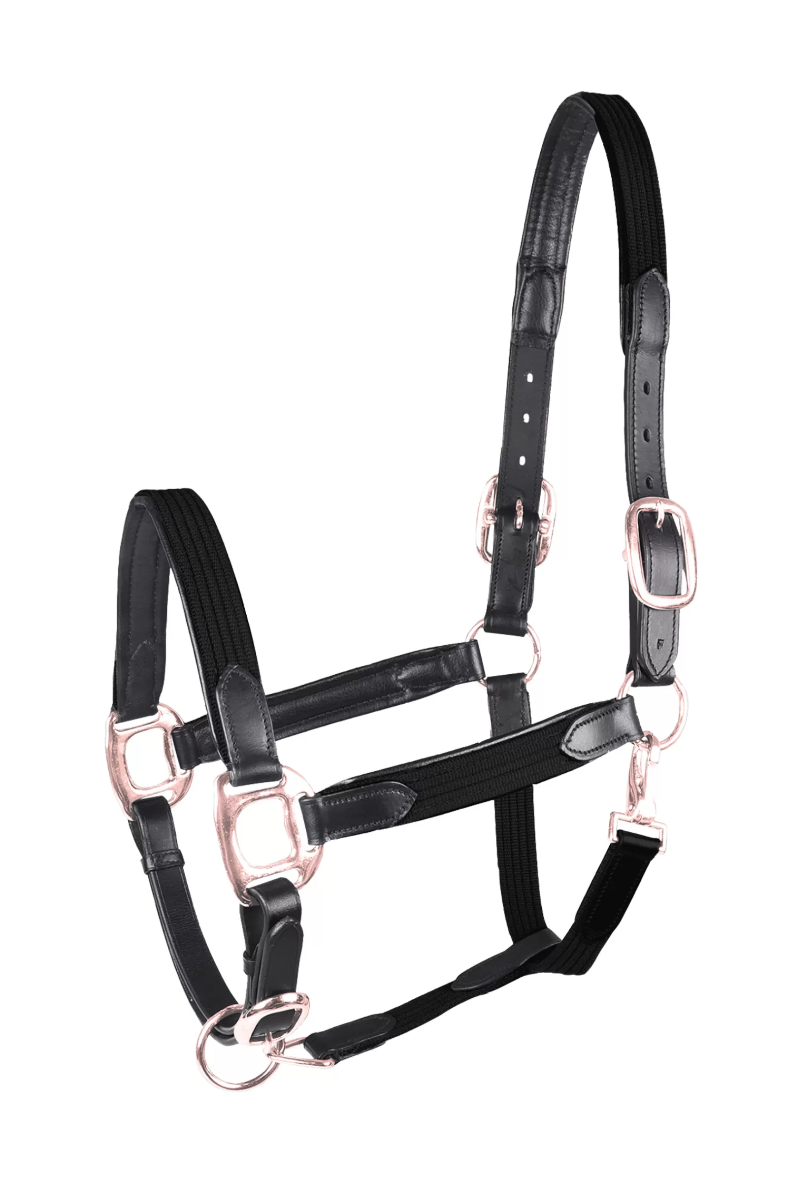 waldhausen Star Mix Halter Black/Rose Gold Best Sale